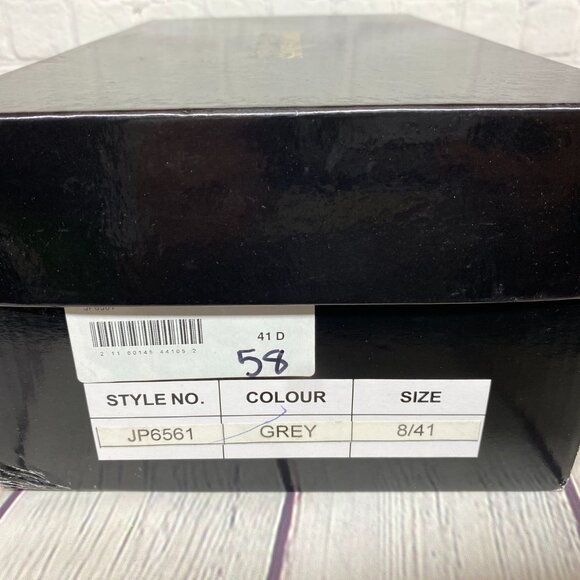 Town Shoes Men Dress Shoes Size 8 Bunting JP6561 Chime Gray - Picture 10 of 10